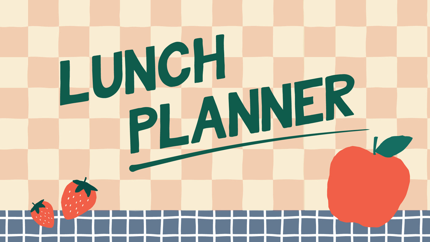 Printable School Lunch Planner